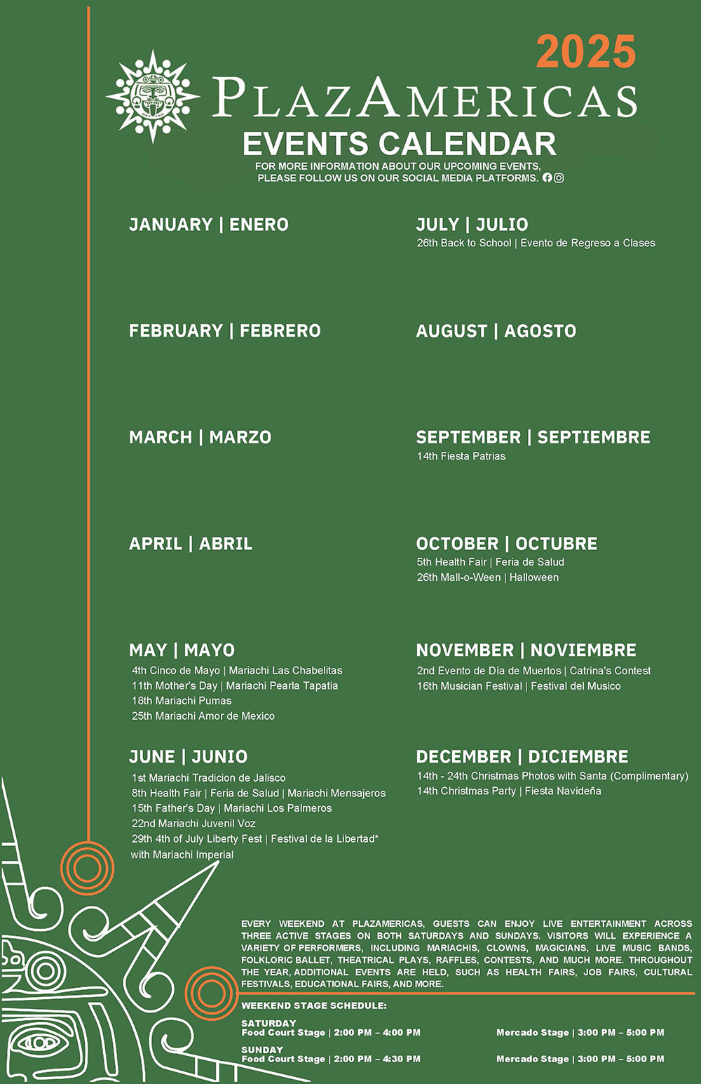 Holiday Schedule - Nov & Dec 2024